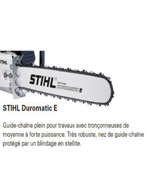 GUIDE CHAINE 45CM DURO (Stihl) - 3003-000-9217 sur France motoculture